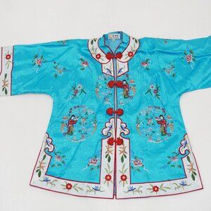 Zeme Top Blouse Bow Shoulder V-Neck Sz Small